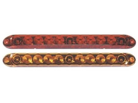 LED ID Bar, Low-Profile - Amber or Red - 2-wire Online Hot Sale