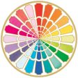 Color Wheel Round Cardstock Placemats - 12 pc. Online Sale