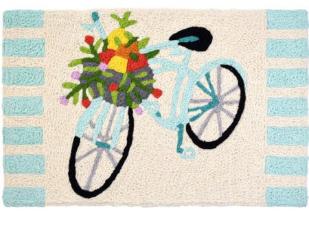 Bicycle w  Fruit Basket Accent Rug - 20  x 30  Discount