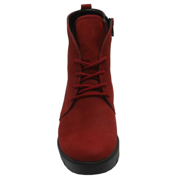 Effie Hiki Lace Boot Red Supply