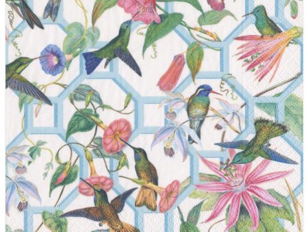 Hummingbird Trellis Paper Napkins Hot on Sale