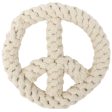 Harry Barker Cotton Rope Peace Sign Dog Toy on Sale