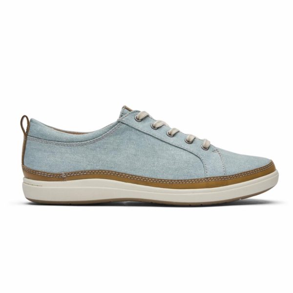 Cobb Hill BAILEE SNEAKER MINERAL BLUE CANVAS ECO WR For Cheap