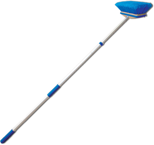 Deck Brush -Telescoping  With Deluxe Block, Blue Cheap