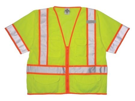 ML KISHIGO  Ultra-Cool Mesh Class 3 Surveyors Vest, Lime Sale