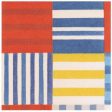 Striped Patchwork Paper Napkins (Blue) Online