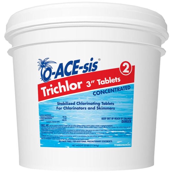 O-ACE-sis 3  Trichlor Chlorine Stabilizing Tablets For Discount