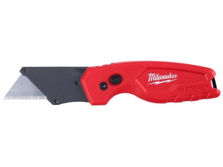 Milwaukee Fastback Press-&-Flip Compact Folding Utility Knife Cheap