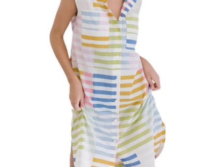 Sunshine Tienda Bay Dress (Colorful Stripe) Cheap