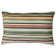 Garden Stripe Cotton Throw Pillow - 24  x 16  For Cheap