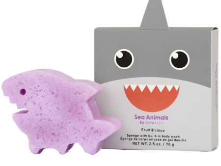 Spongelle Sea Animal Bath Sponge - 2.5 oz. Supply