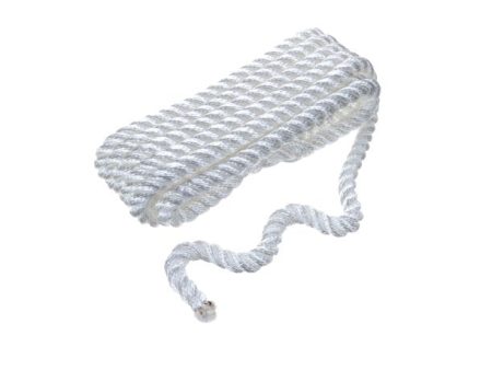 Nylon Dock Line, 3-Strand Twisted - White For Discount