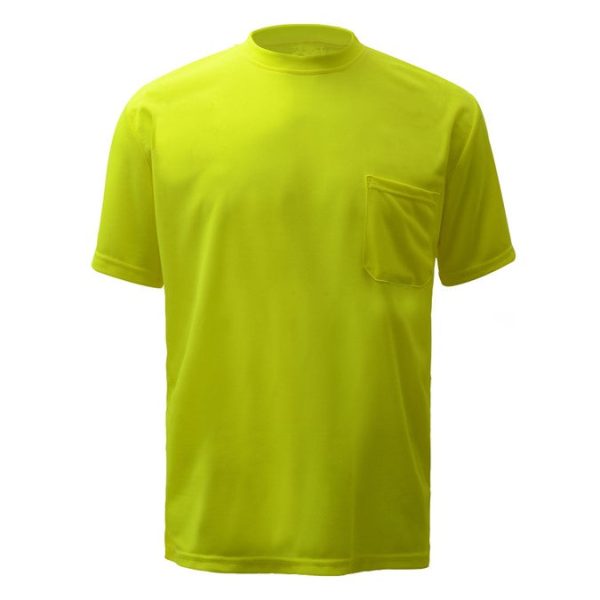 GSS Moisture Wicking Short Sleeve Safety T-Shirt With Chest Pocket Hot on Sale