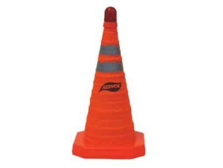 18  Safety Cone - Collapsible with Red LED Light For Sale