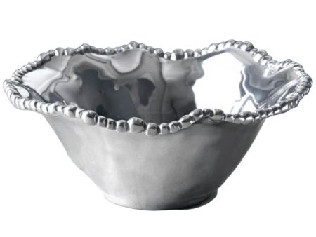 Organic Pearl Nova Flirty Small Bowl - 8.75  For Sale