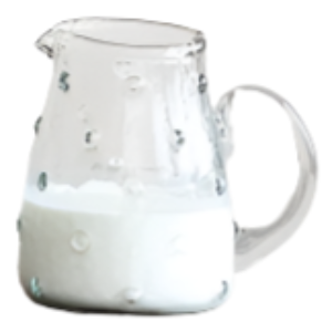 Recycled Glass Hobnail Creamer - 8 oz. on Sale