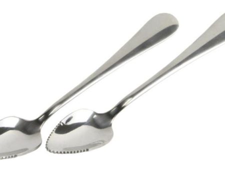 Chef Craft Stainless Steel Serrated Grapefruit Spoons - 2 pc. Fashion