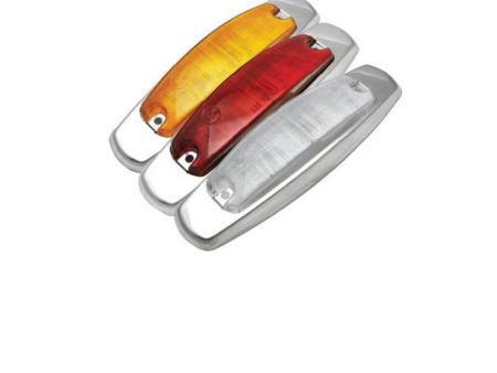 LED Clearance Marker Light, P2-rated, 12 Diode, Amber or Red For Cheap