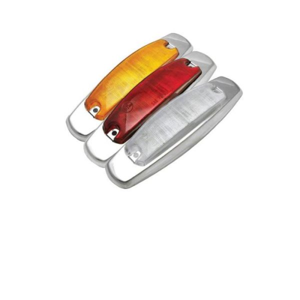 LED Clearance Marker Light, P2-rated, 12 Diode, Amber or Red For Cheap