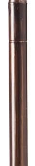 Bronze Metal Extendable Flagpole - 35  to 60  Fashion