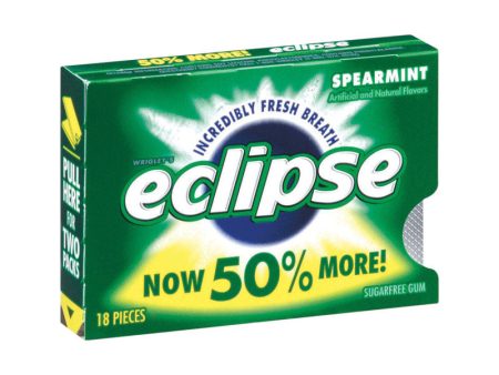 Eclipse Spearmint Sugar Free Gum - 18 Pc. Hot on Sale