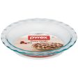 Pyrex Oven-Safe Glass Pie Plate - 9.5  For Discount