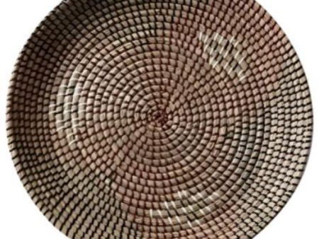 Artisan Woven Seagrass Nami Bowl - 18  Online