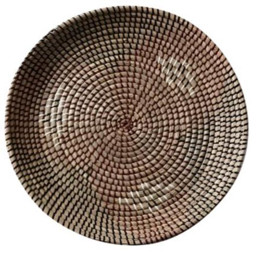 Artisan Woven Seagrass Nami Bowl - 18  Online