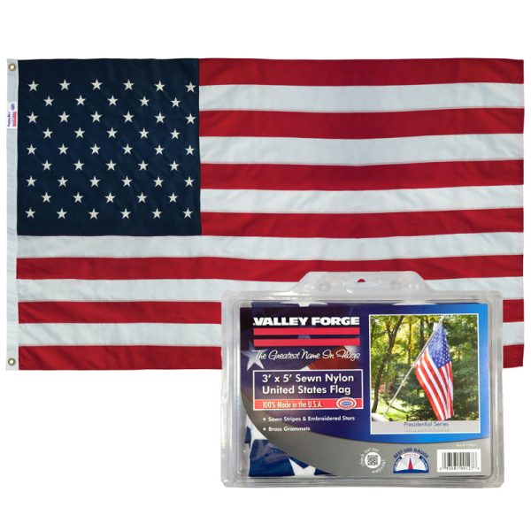 Sewn Nylon American Flag Fashion