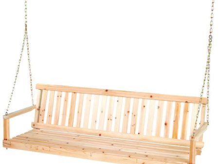 Jack-Post Unfinished Wood Porch Swing (Two Seater) - 5  For Cheap