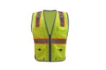 GSS CLASS 2 HYPE-LITE SAFETY VEST W BLACK SIDE Fashion