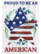 Proud to Be an American  Burlap Garden Flag - 12.5  x 18  Online now