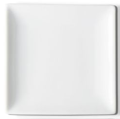 Small Whiteware Square Plate - 5  Discount