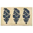 Cottage Flower Coir Mat - 18  x 30  Cheap