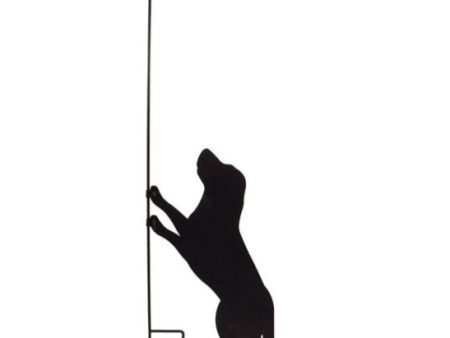 Jumping Dog Metal Garden Flag Stand - 44   Online