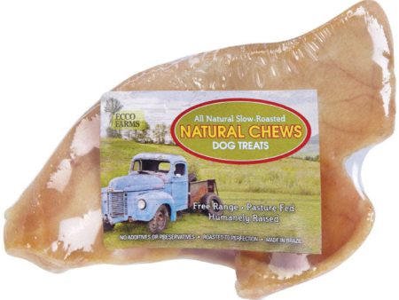 Ecco Farms Slow Baked Natural Pig Ear Dog Chews Cheap