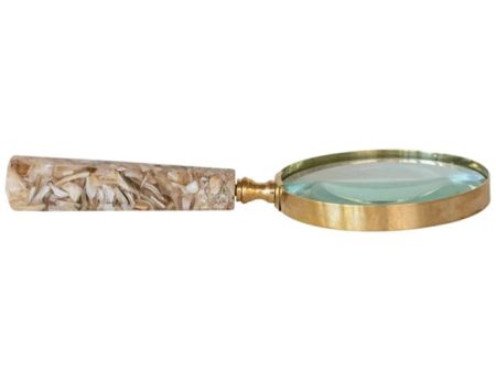 Mother of Pearl & Resin Magnifying Glass Hot on Sale