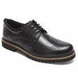 Rockport Men MARSHALL WING TIP BLACK LEATHER on Sale