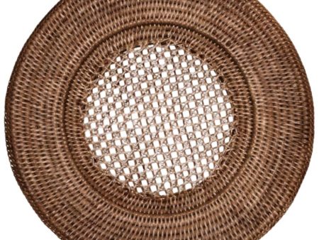 Natural Rattan Hand-Woven Plate Charger - 12.5  Online Hot Sale