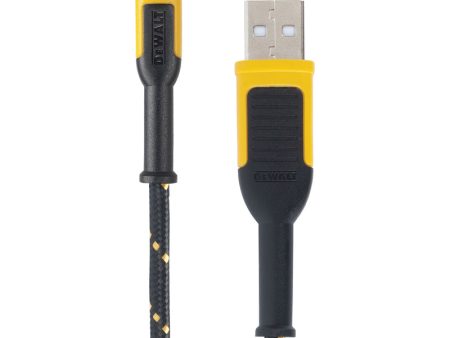 DeWalt Reinforced Lightning (Apple) to USB-A Charge Sync Cables Sale