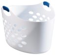 Rubbermaid Flex  N Carry Laundry Basket - 1.5 bus. Cheap