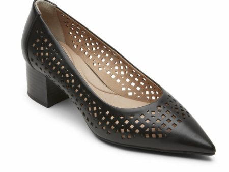 Rockport Women TOTAL MOTION NOELLE NEW PUMP BLACK PERF Online Sale