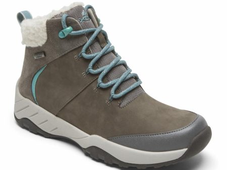 Rockport Women XCS SPRUCE PEAK W WATERPROOF BOOT GREY Fashion