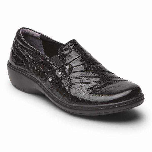 Aravon DUXBURY DANIELLE-AR BLACK CROCO Sale